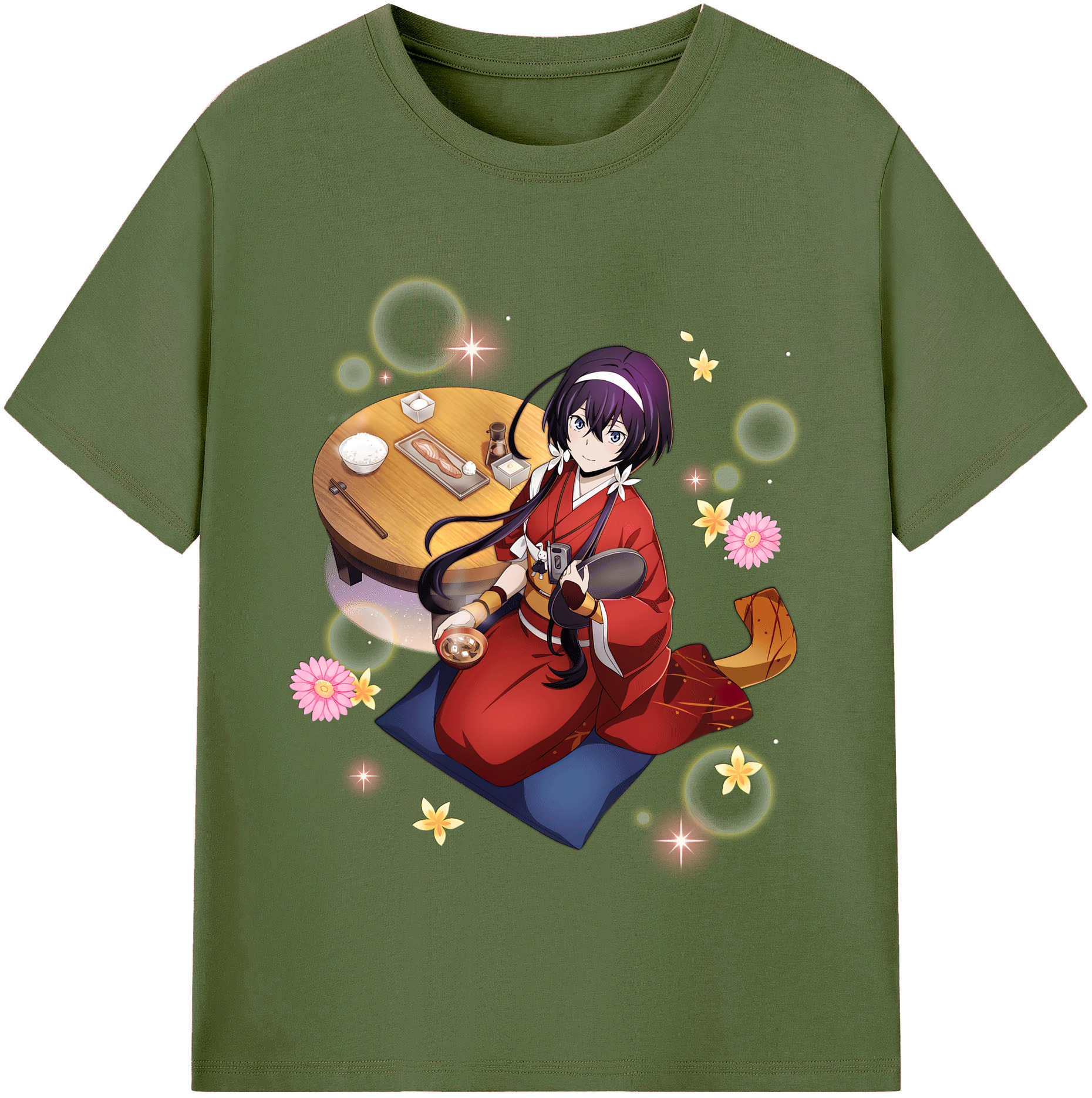 （画像用） 文豪ストレイドッグス Bungo Stray Dogs 綿100％半袖Tシャツ（フロントプリント）